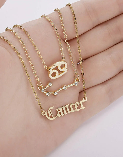 Load image into Gallery viewer, Zodiac Sign Pendant Necklace
